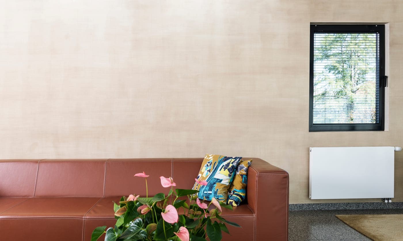 A space finished in LimePaint by Stoopen & Meeûs.